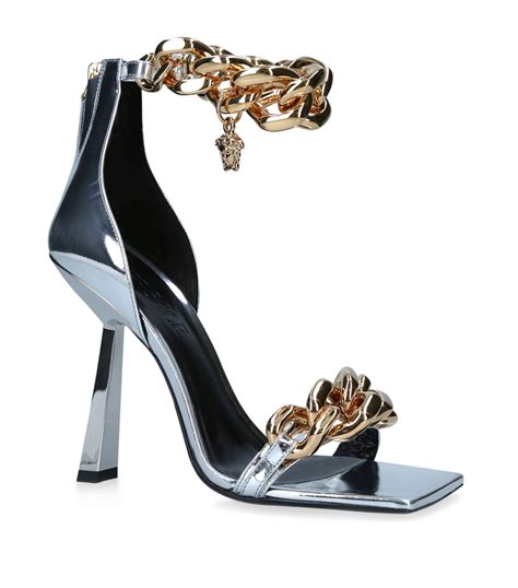 versace leather sandals.